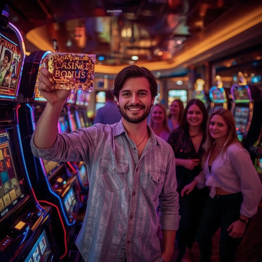 a person with a casino bonus ROCKETPLAY CASINO